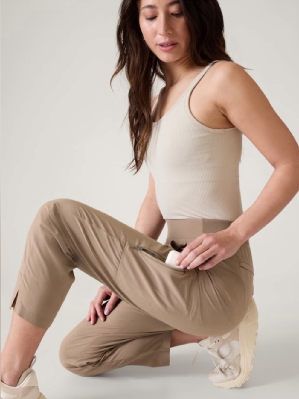 Athleta Brooklyn Mid Rise Utility Pant Size 10